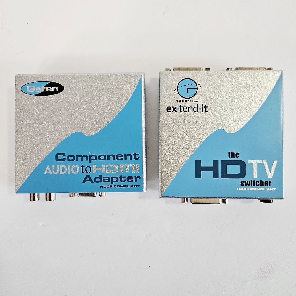 Gefen Products Set Component Audio to HDMI Adapter & Extend-It HDTV Switcher